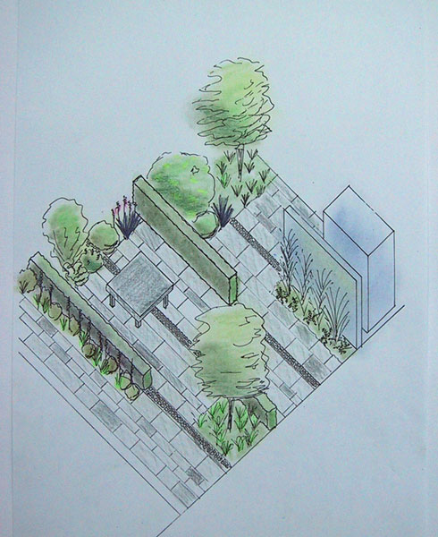 example of a 3D sketch